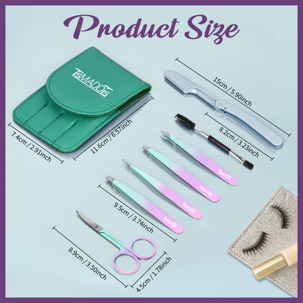 Curved scissors from TsMADDTs tweezers set