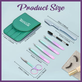 Curved scissors from TsMADDTs tweezers set