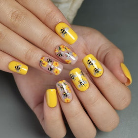 CurvLife jelly glue stickers and cuticle stick included