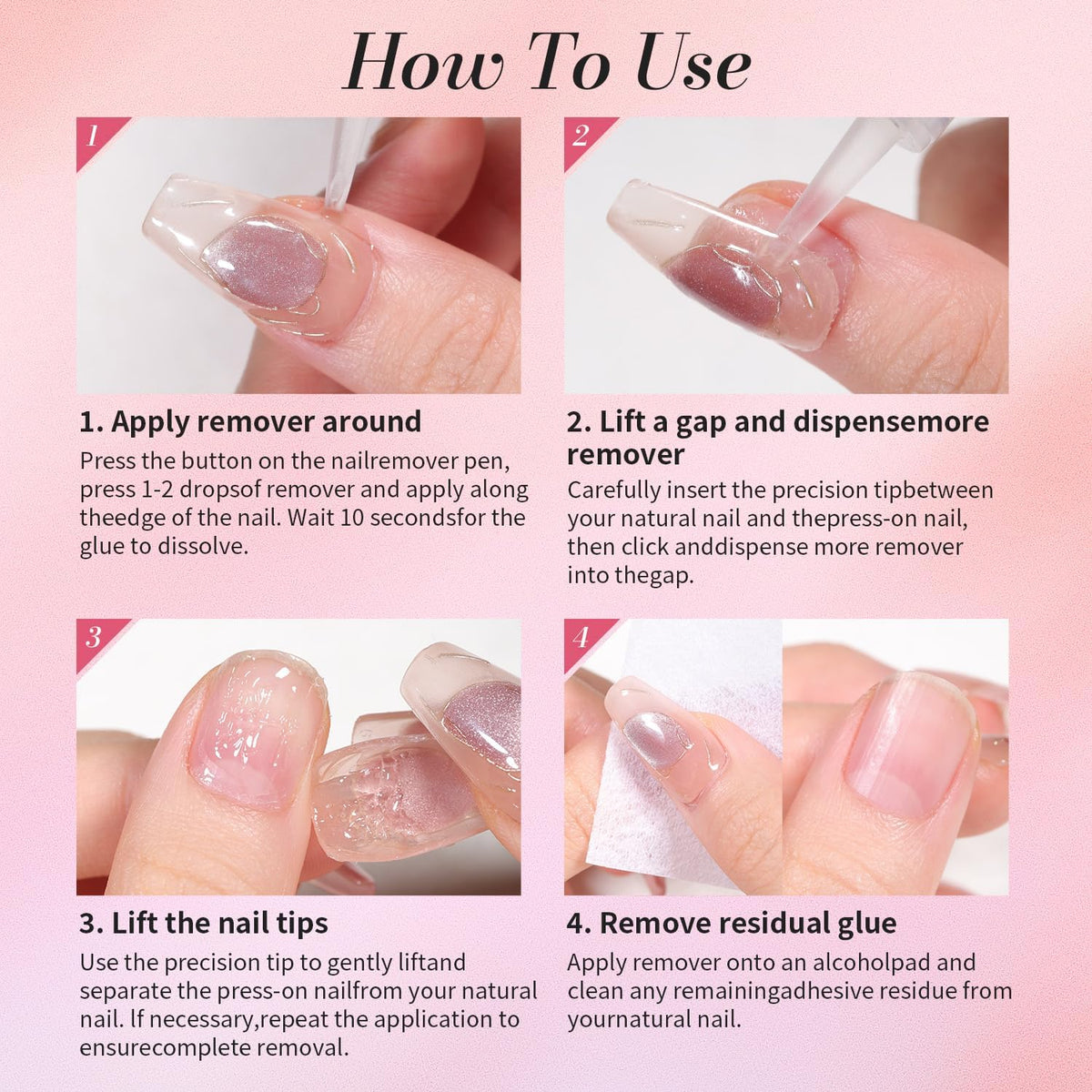 CurvLife nail glue remover pen close-up