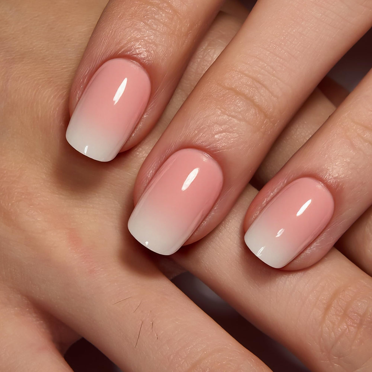 CurvLife Ombre Press On Nails with a double-sided nail file