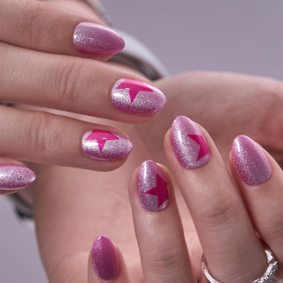 CurvLife press on nails kit including glue and adhesive tabs