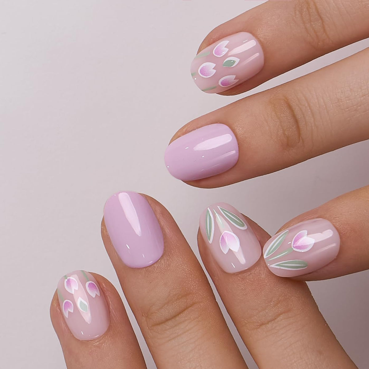CurvLife press on nails kit with glue and adhesive tabs
