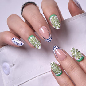 CurvLife press on nails kit with glue and adhesive tabs