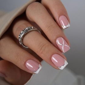 CurvLife Press On Nails Midnight Prism Dark Purple packaging