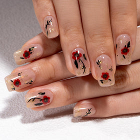 CurvLife press on nails packaging with included accessories
