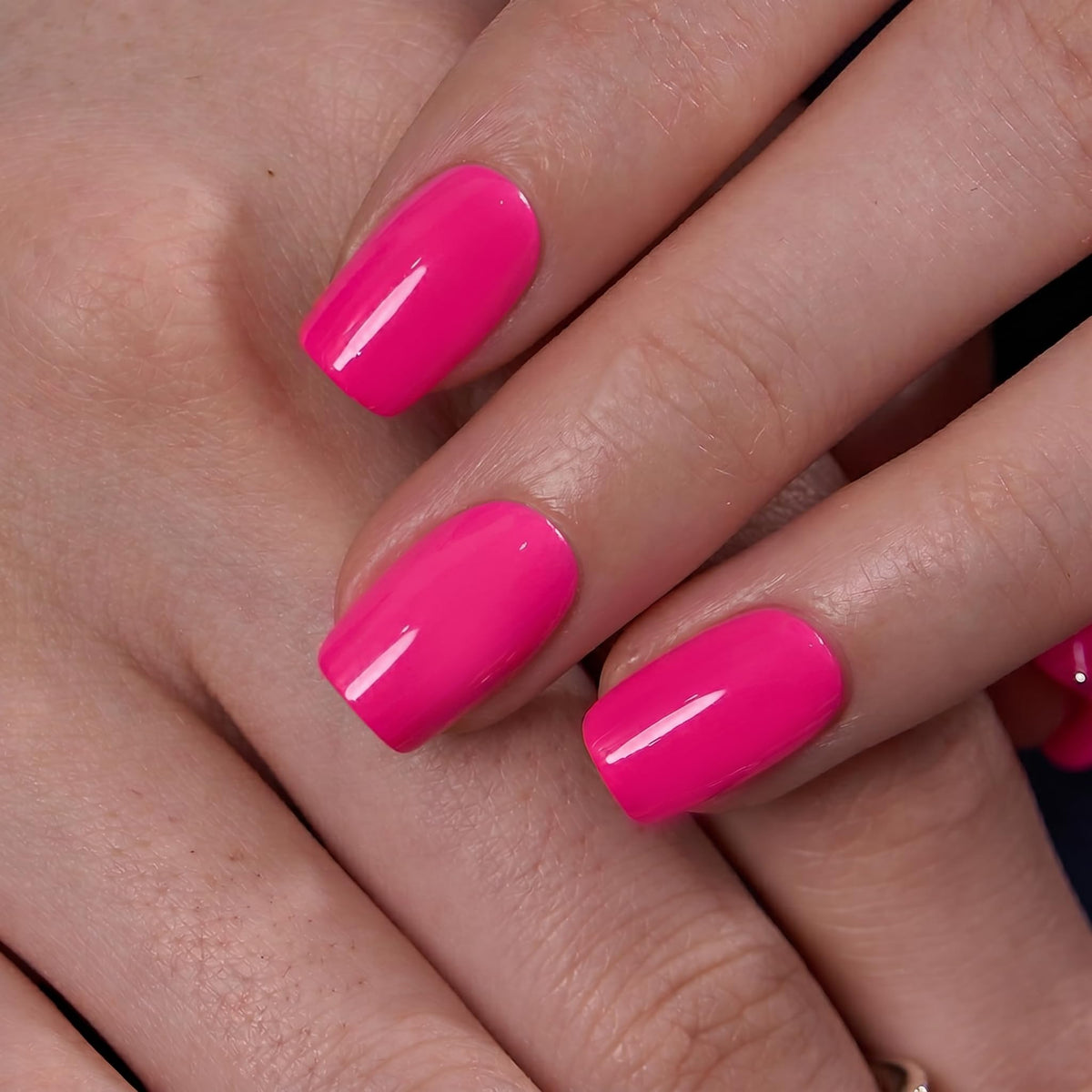 CurvLife Press on Nails Short Square with nail glue and accessories