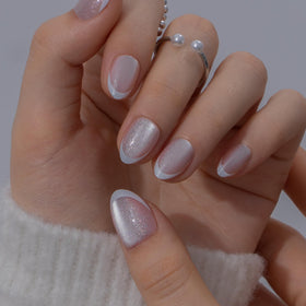 CurvLife press on nails showing natural fit on fingers