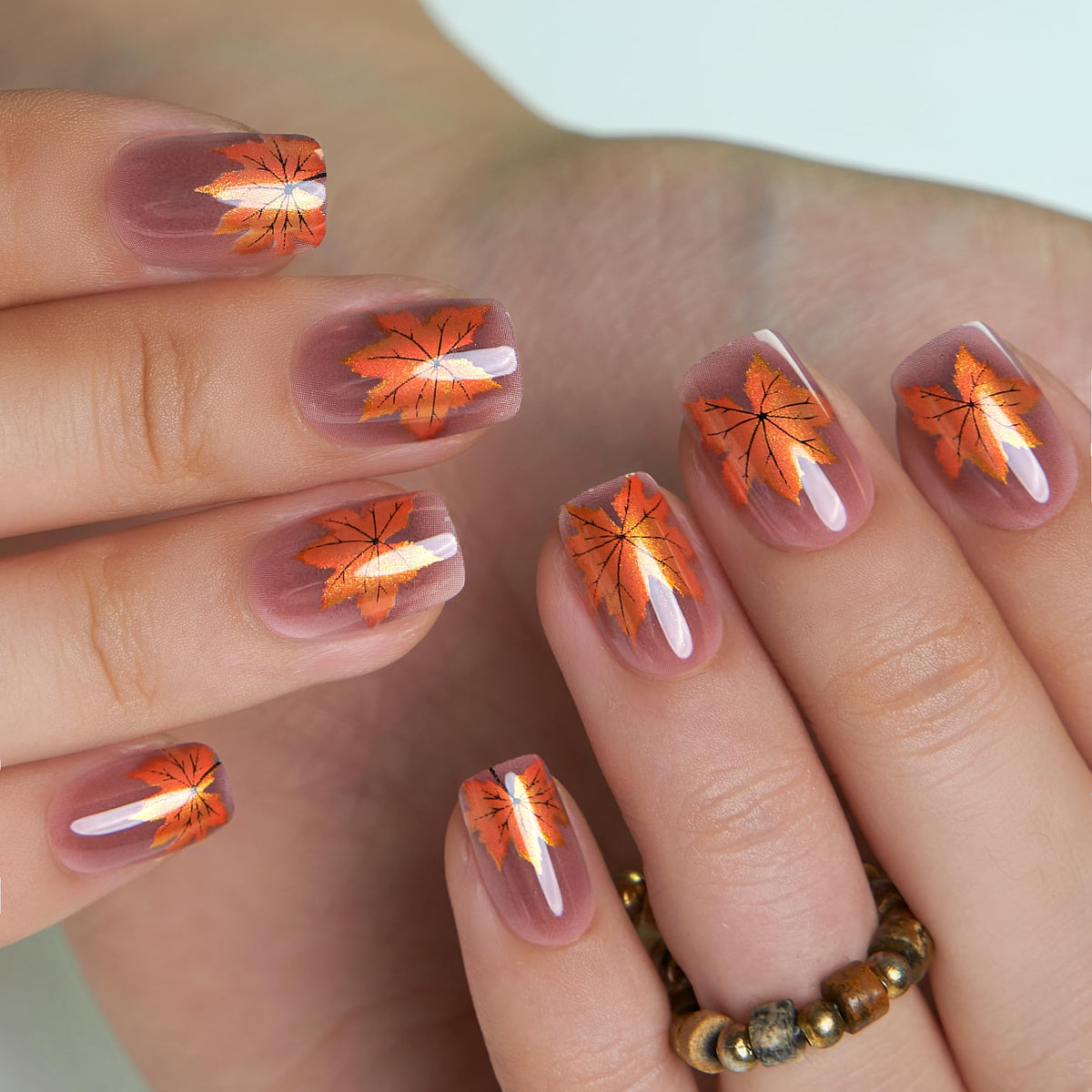 CurvLife press on nails with storage box and nail glue