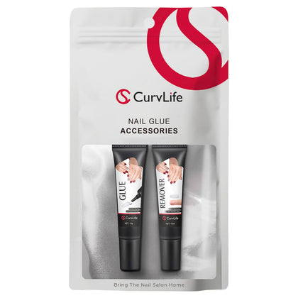 CurvLife Quick Drying Nail Glue Gel 10g front view