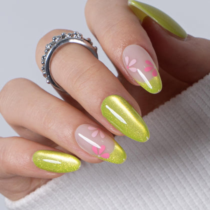 CurvLife Soft Gel Almond Press On Nails Kit front view with packaging
