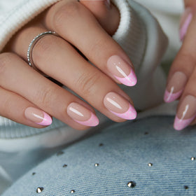 CurvLife Soft Gel Press On Nails packaging with included accessories