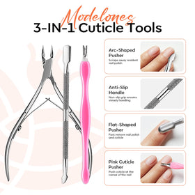 cuticle pusher included in modelones nail care kit
