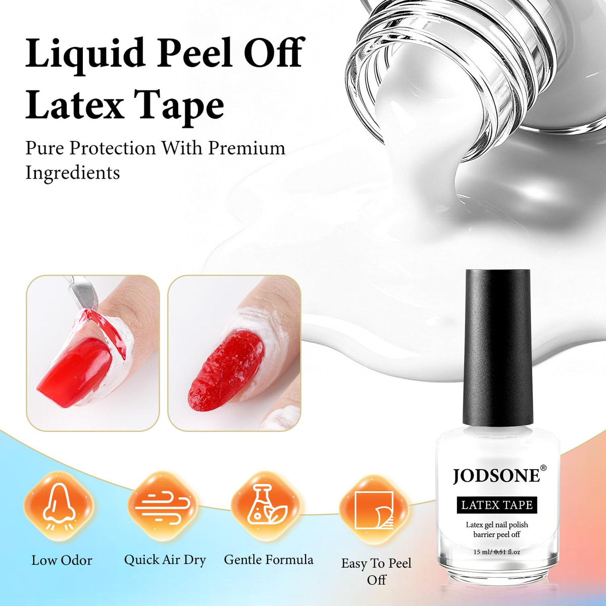 Cuticle trimmer and steel pushers from JODSONE kit