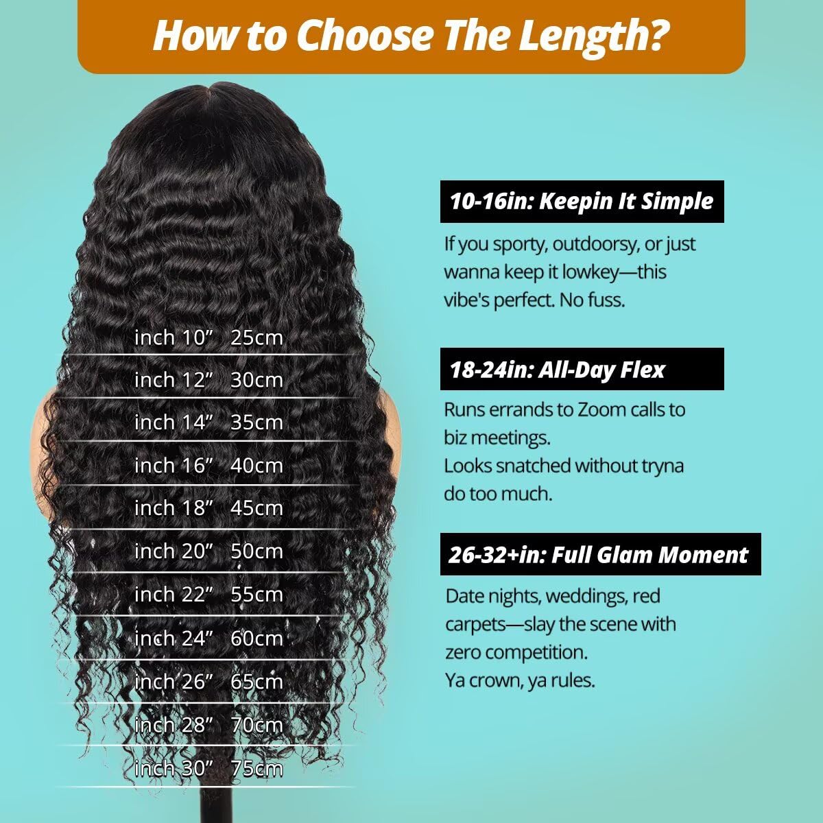 Cuzuzu 12A Deep Wave Bundles styled on mannequin