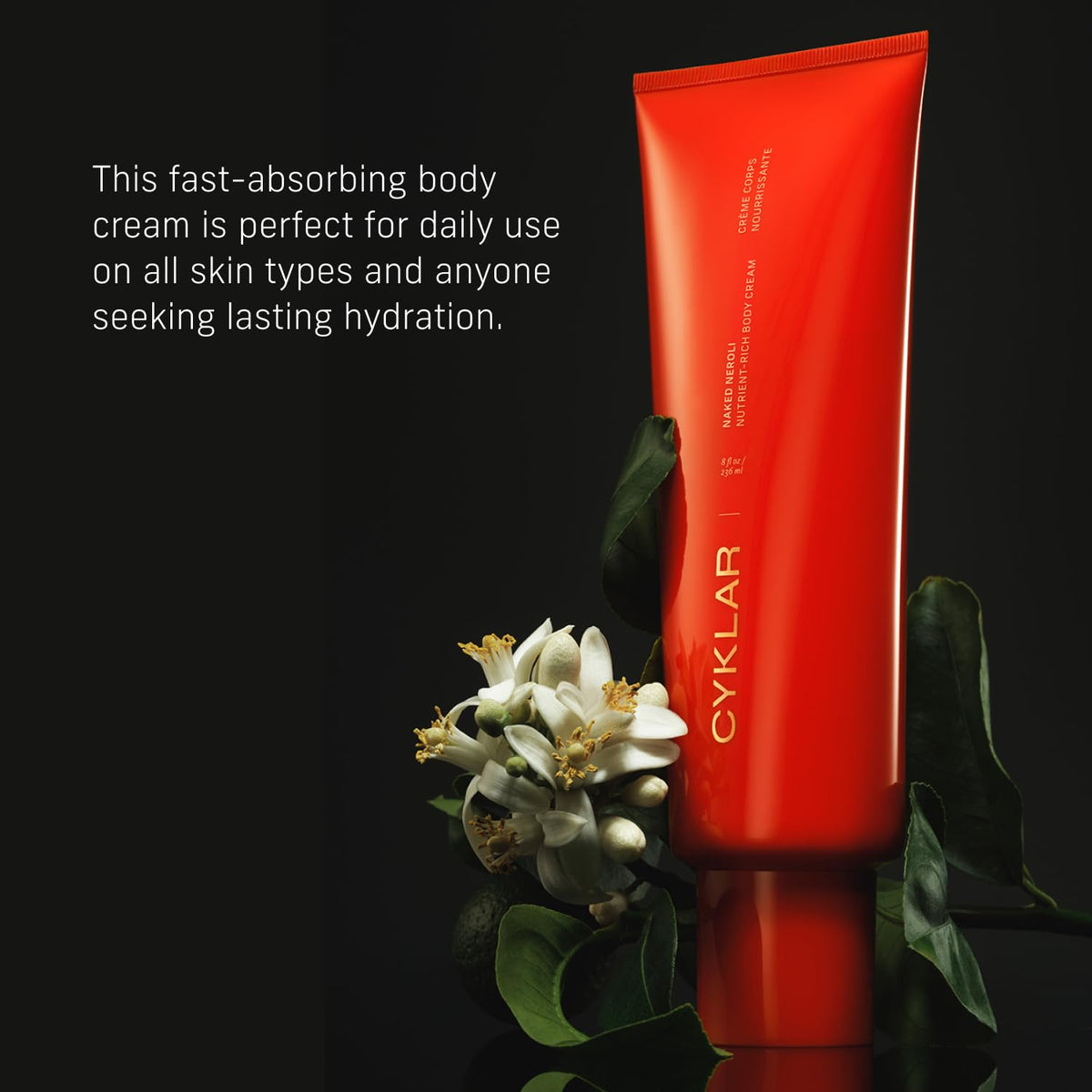 CYKLAR Nutrient Rich Body Cream 8oz texture close-up