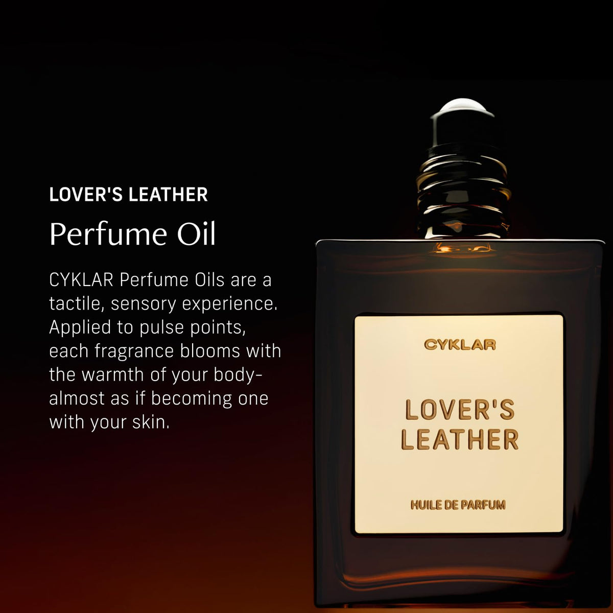 CYKLAR Perfume Oil bottle with roll-on applicator