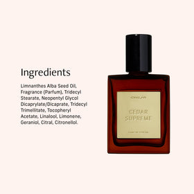 CYKLAR Perfume Oil Cedar 15ml bottle side view