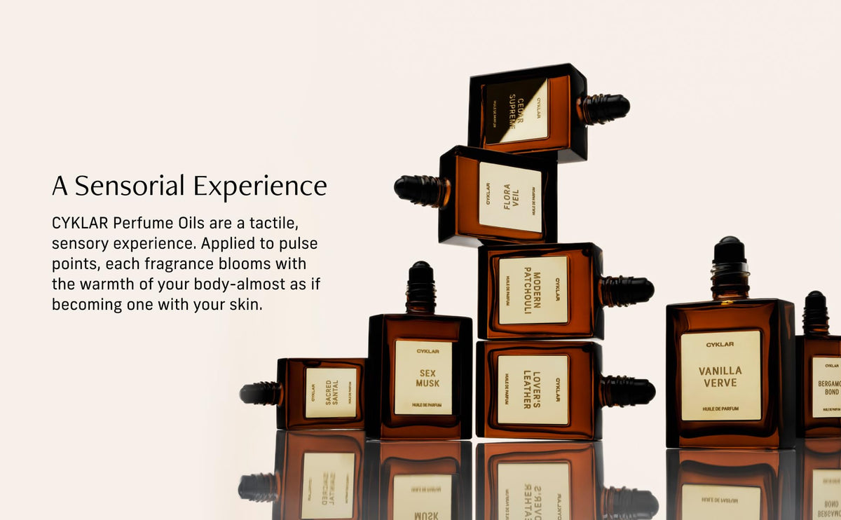 CYKLAR Perfume Oil in a lifestyle setting