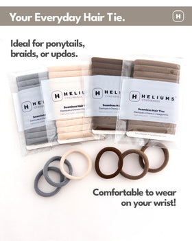 Cyndibands hair ties displayed on a flat surface