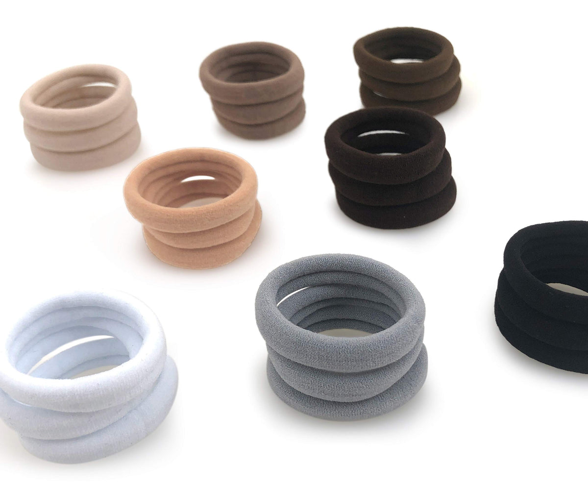 Cyndibands hair ties in various neutral shades