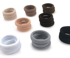 Cyndibands hair ties in various neutral shades
