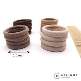 Cyndibands hair ties showing soft nylon fabric texture