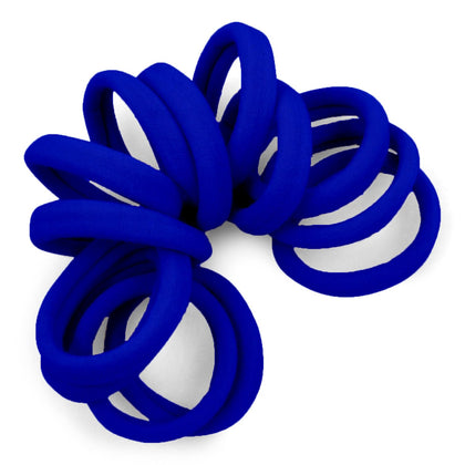 Cyndibands Royal Blue Hair Ties front view in packaging