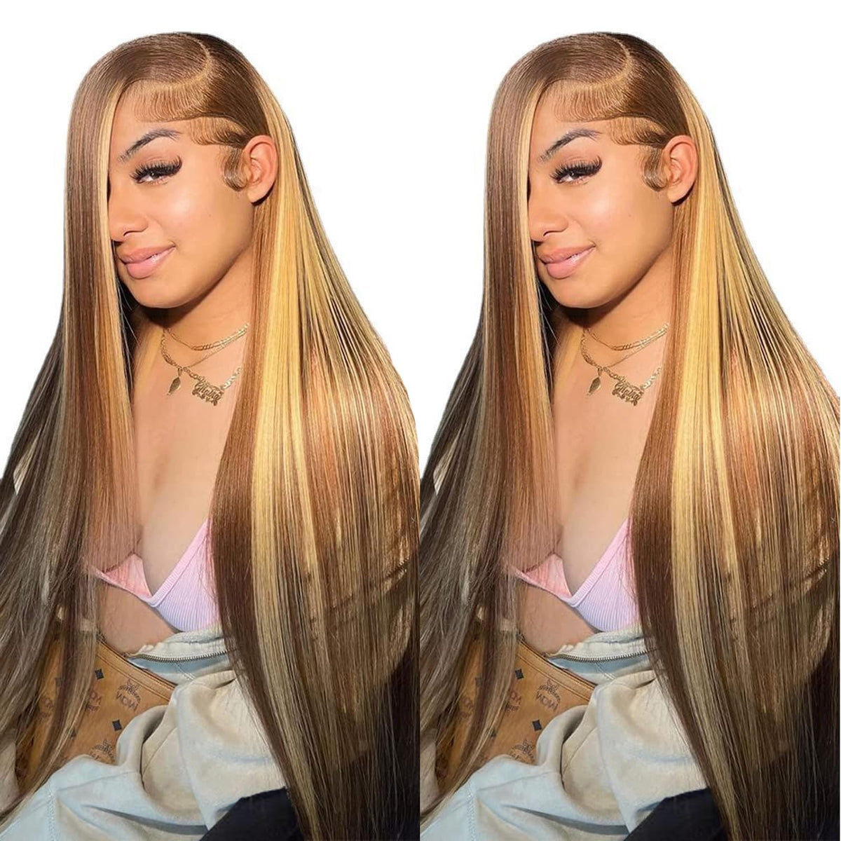 Cypha 13x6 Ombre Lace Front Wig human hair front view