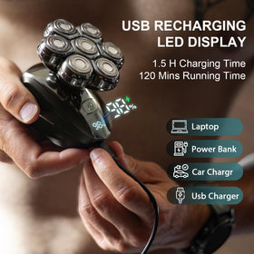 Cyruzi electric razor highlighting ergonomic grip