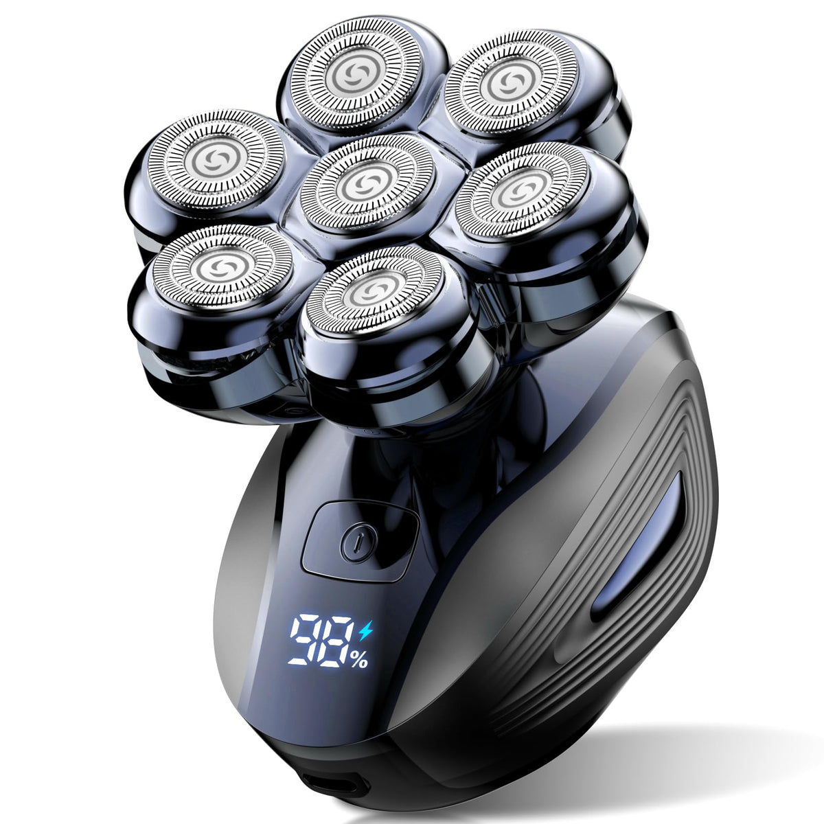 Cyruzi Head Shaver for Bald Men front view with 7D floating head
