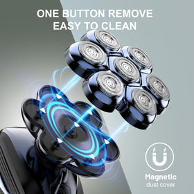 Cyruzi Head Shaver LED display close-up