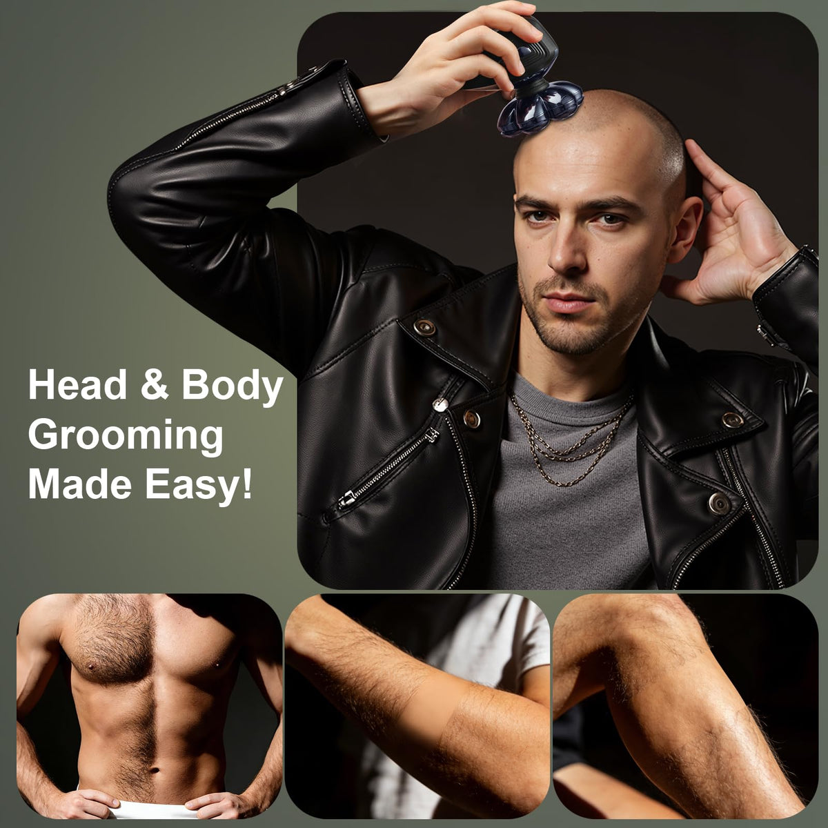 Cyruzi Head Shaver packaging and accessories