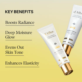 d'alba Piedmont Vita Toning Capsule Cream 82g tube with cap open