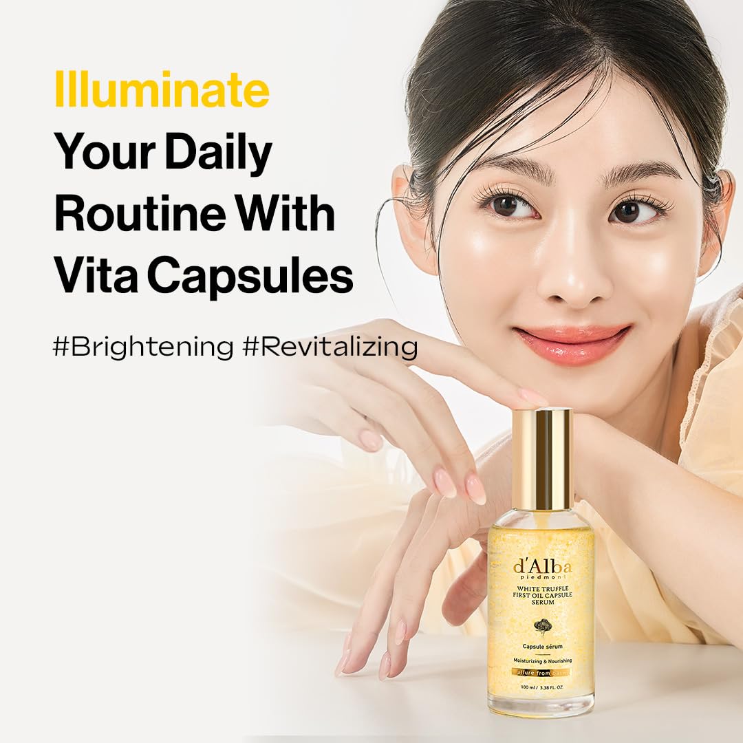 d'alba Piedmont White Truffle Serum bottle with cap