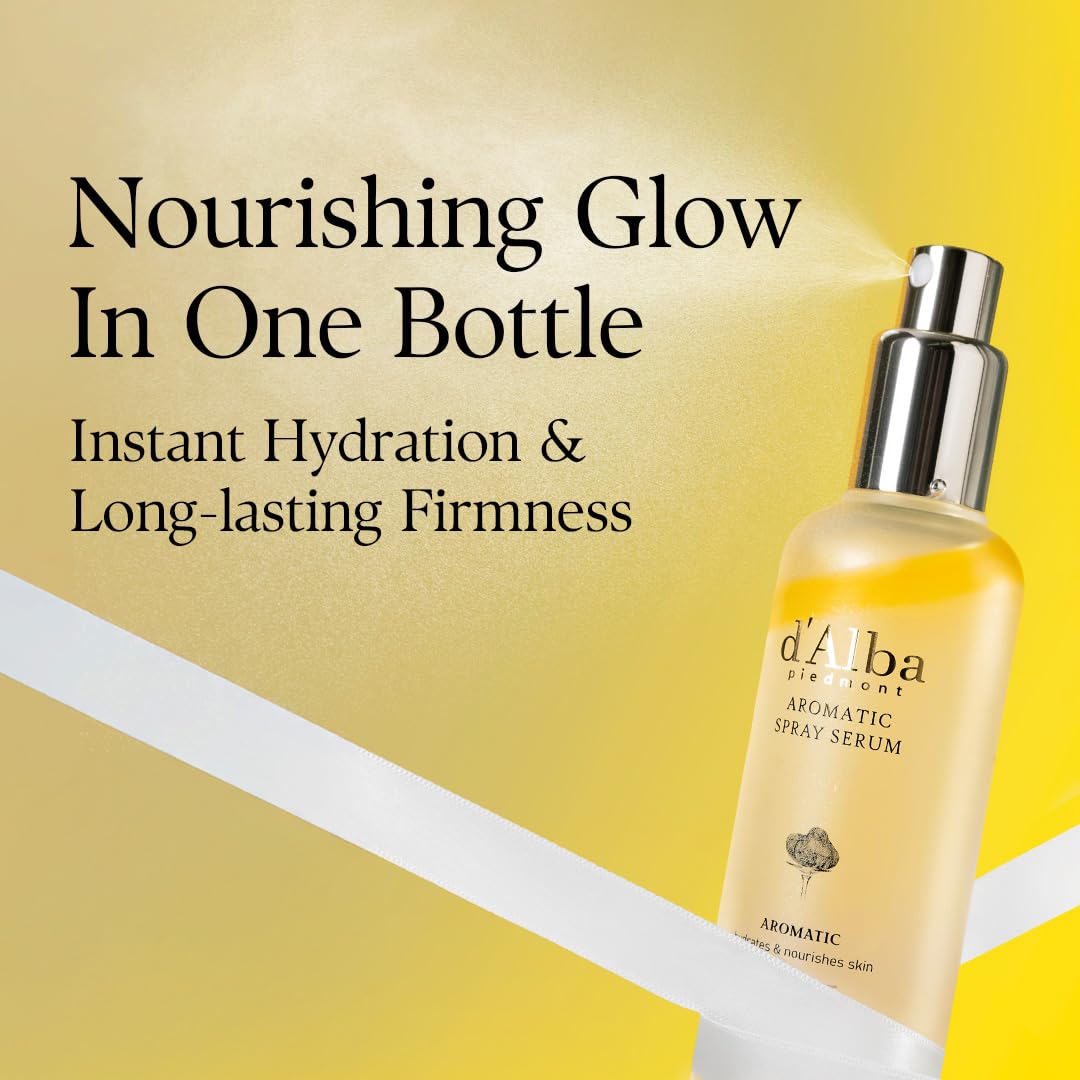 d'alba Piedmont White Truffle Spray Serum with mist application