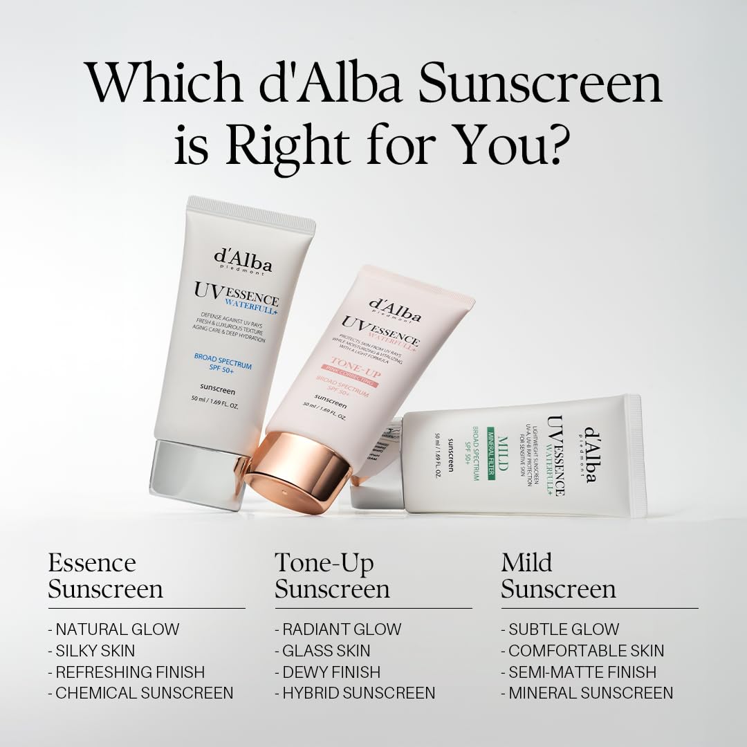 d'alba Piedmont White Truffle Sunscreen on a vanity