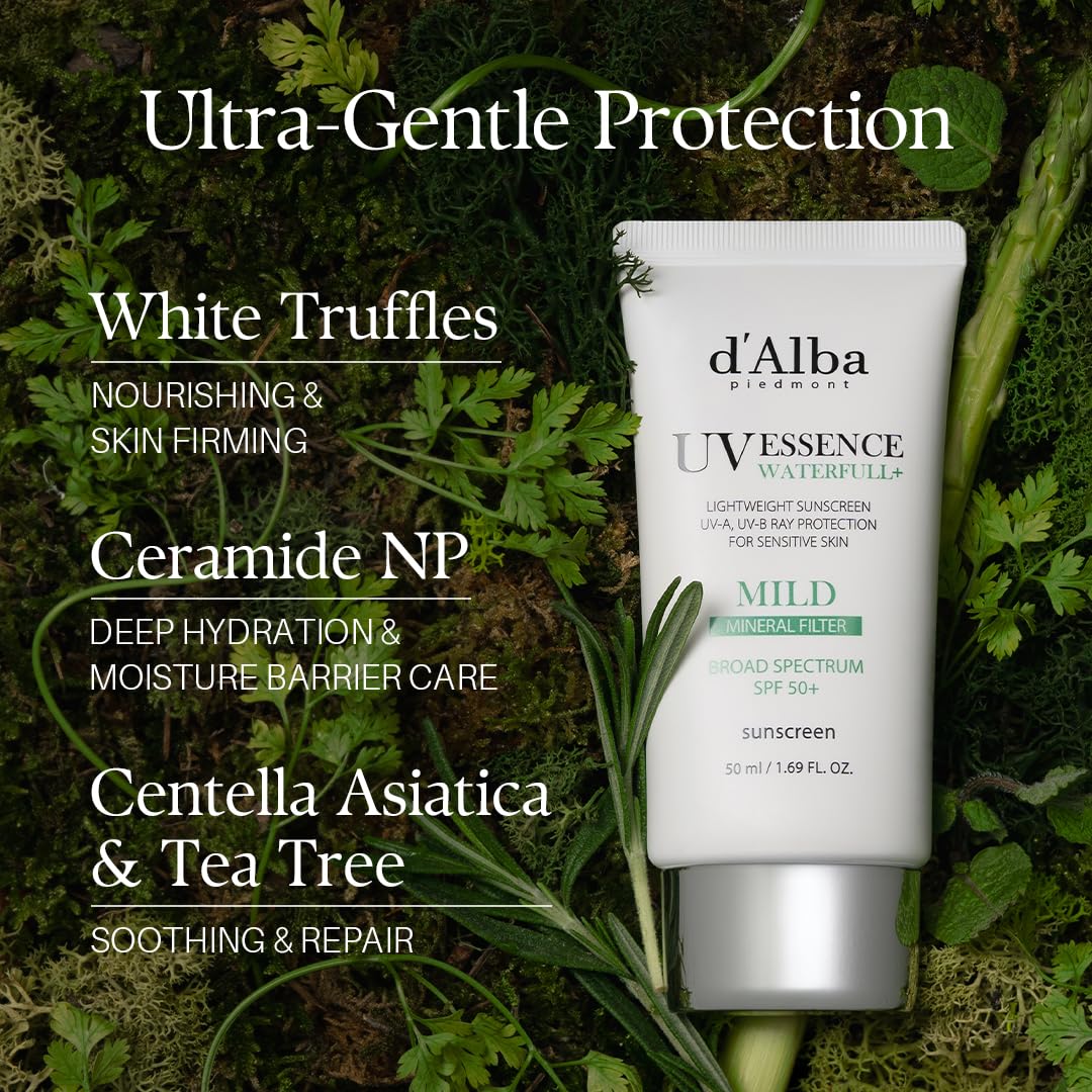 d'alba Piedmont White Truffle Sunscreen with ingredients