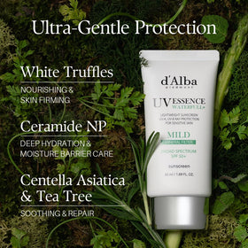 d'alba Piedmont White Truffle Sunscreen with ingredients