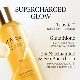 d'alba Piedmont White Truffle Vita Toning Serum Toner texture close-up