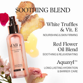 d'alba Piedmont White Truffle Vital Spray Serum close-up of nozzle