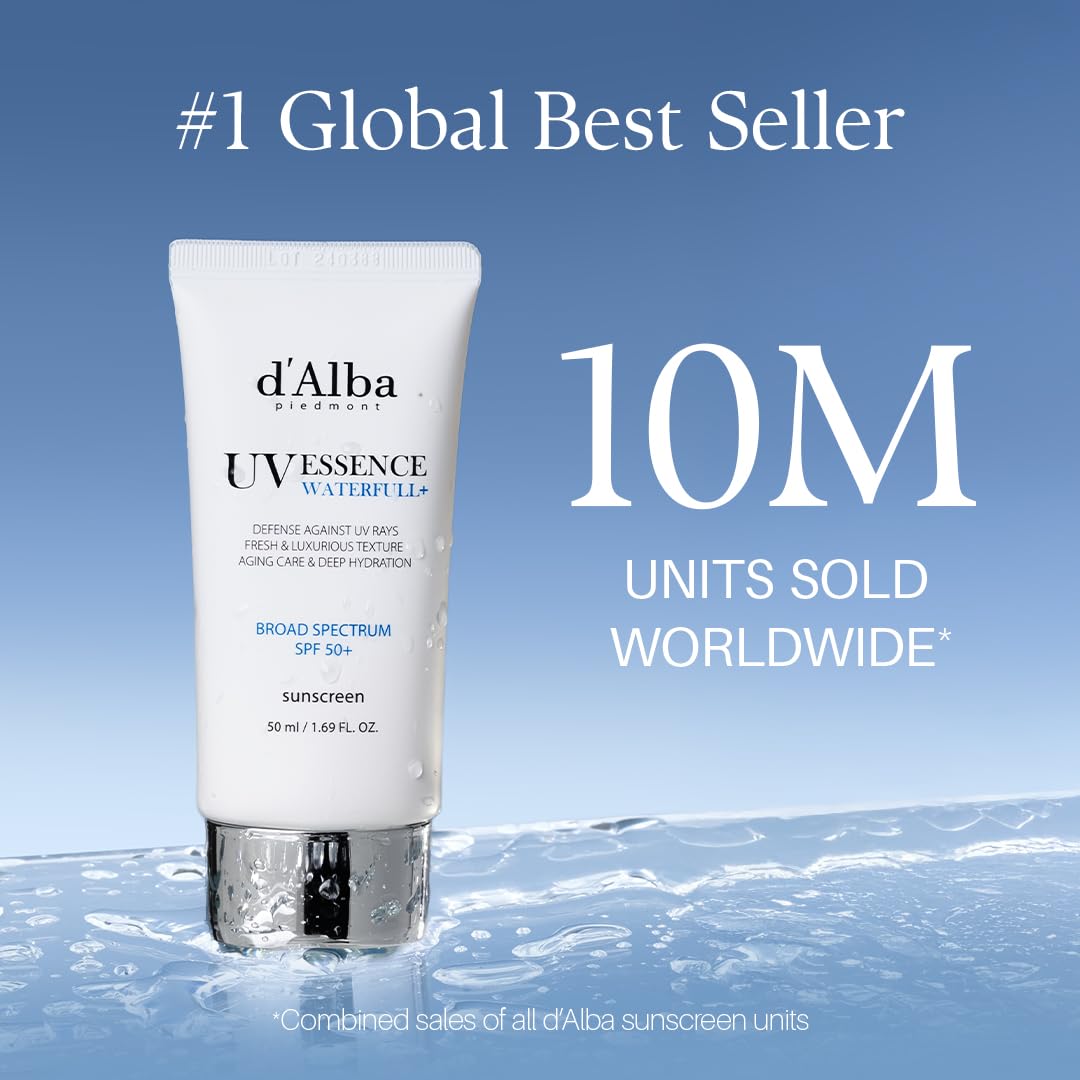 d'alba Piedmont White Truffle Waterfull Essence Sunscreen back view