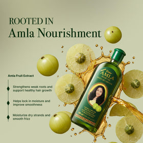 Dabur Amla Hair Oil 500ml bottle back view