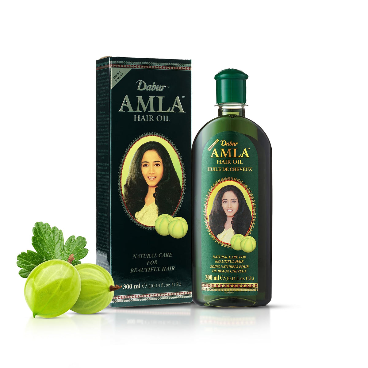 Dabur Amla Hair Oil 500ml pack of 3 bottles front view