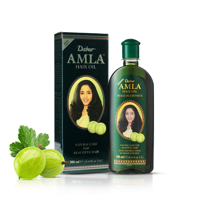 Dabur Amla Hair Oil 500ml pack of 3 bottles front view