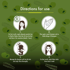Dabur Amla Hair Oil 500ml side view showing label