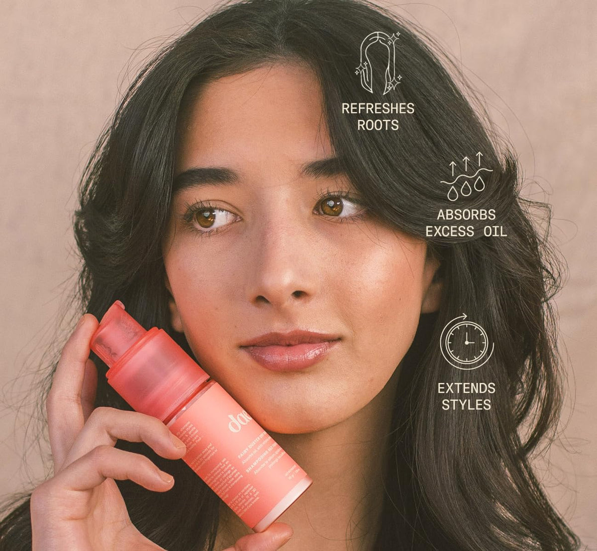 DAE Fairy Duster Dry Shampoo Powder side view