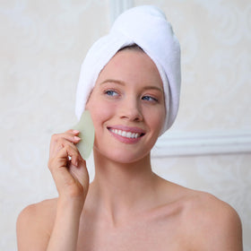 DAILY CONCEPTS Gua Sha Jade Facial Tool packaging
