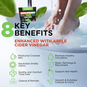 DAILY REMEDY foot soak in a foot basin