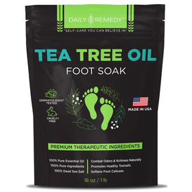 DAILY REMEDY Tea Tree Oil Foot Soak 16 Ounce front view